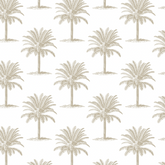 ijustlovethatfabricstore Palm Tree Fabric - Palm Beach sand & white
